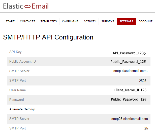 ElasticEmail SMTP Email